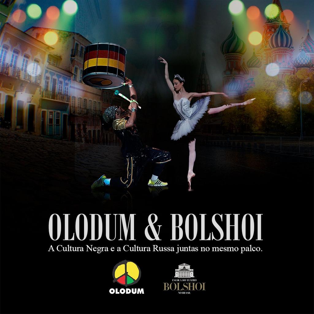 Olodum Bolshoi - A Cultura Negra e a Cultura Russa juntas no mesmo palco
